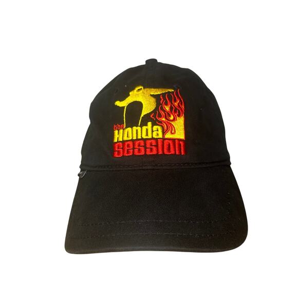 The Honda Session Snowboard Vail Colorado 2006 Black Baseball Hat Shaun White